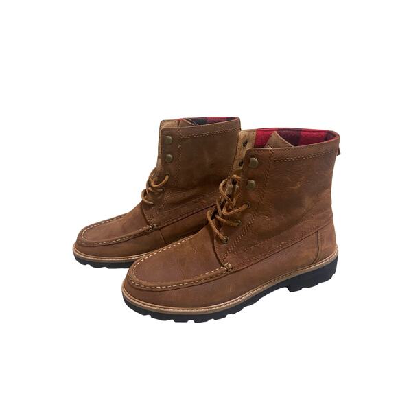 Sperry Women’s Boots STS83838 Brown Leather Lug Size 8.5 - Picture 3 of 8